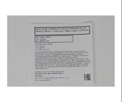 51662 1383 2 Pouch Label
